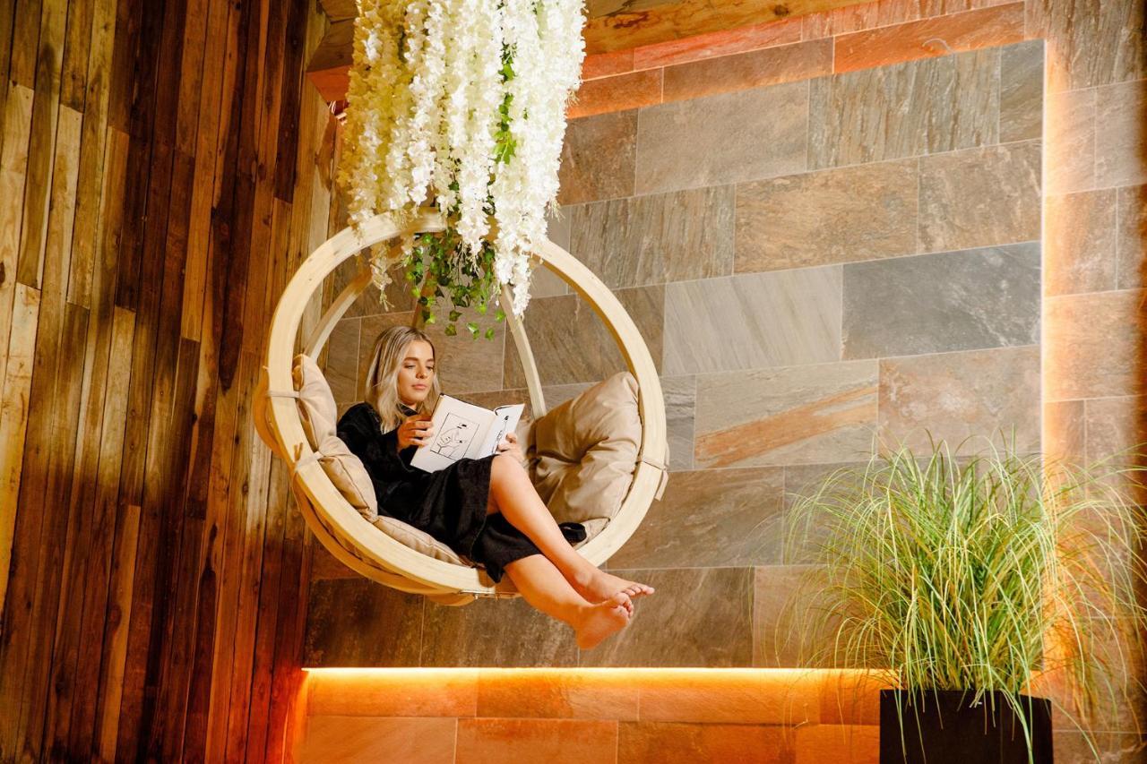 Lanelay Hall Hotel & Spa Hensol Exterior photo A woman relaxing in a spa