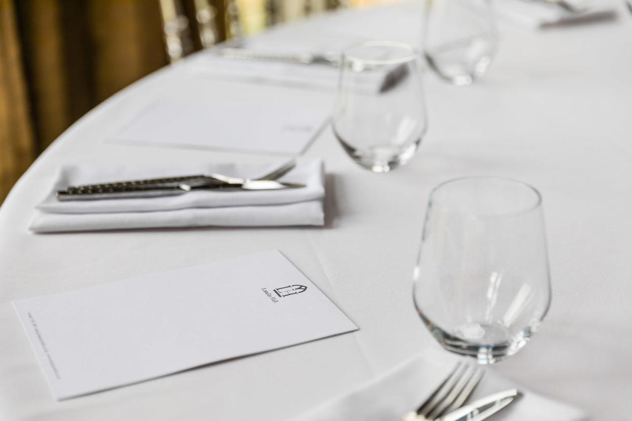 Lanelay Hall Hotel & Spa Hensol Exterior photo A table at the restaurant