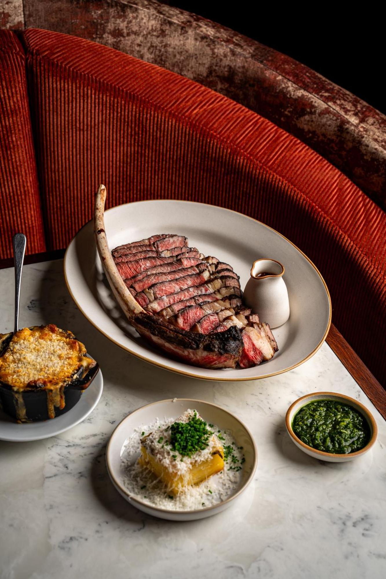 Lanelay Hall Hotel & Spa Hensol Exterior photo A steak at the restaurant
